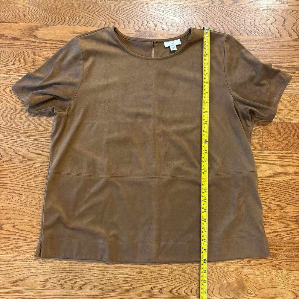 J Jill faux suede look top - Picture 4 of 5